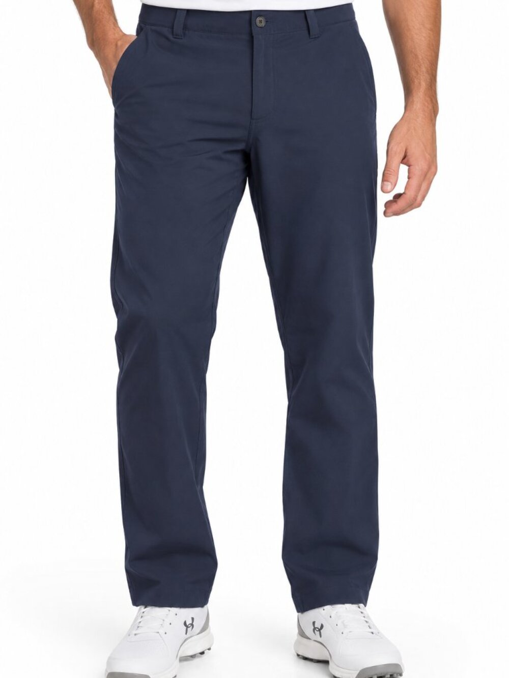 Under Armour Men’s Navy Golf Performance Pants Loose Fit Size 40/30